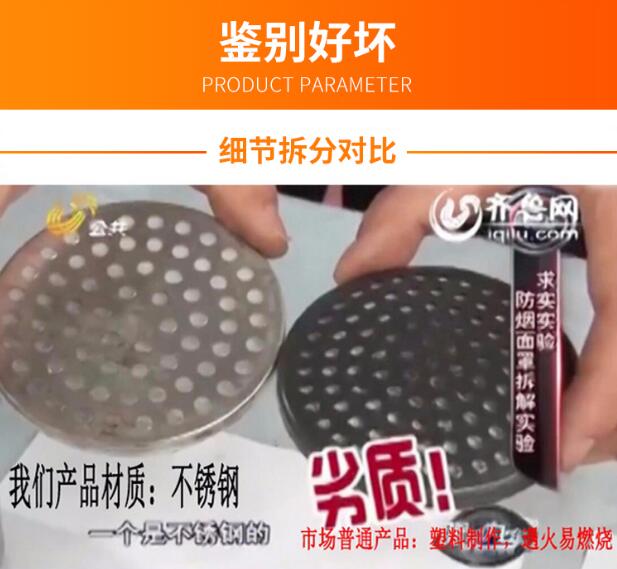 防火呼吸面罩